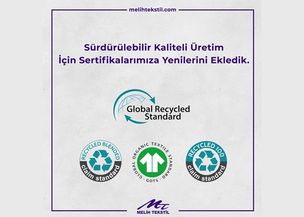 Sürdürülebilir Kaliteli Üretim İçin Sertifikalarımıza Yenilerini Ekledik